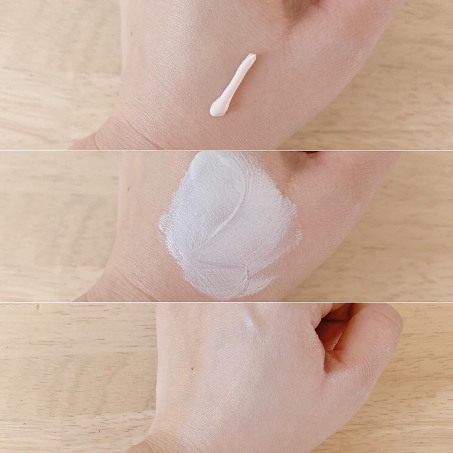 フレッシュヴィーガントーンアップサンクリーム/HYGGEE/日焼け止めクリームを使ったクチコミ（2枚目）