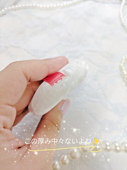 ビロードタッチパフ 2P/ロージーローザ/パフ・スポンジを使ったクチコミ(3枚目)