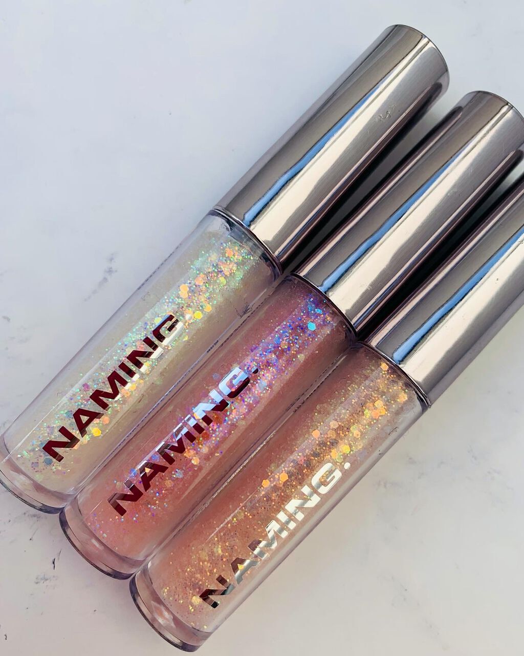  ダズリングアイグリッター/NAMING./リキッドアイシャドウを使ったクチコミ（3枚目）