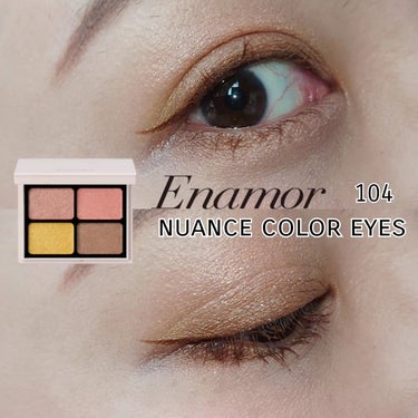 #メイク⁡
⁡New✨⁡
⁡@enamor_brand ⁡
⁡ #ニュアンスカラーアイズ ⁡
⁡104 ミモザピーチ⁡
⁡.⁡
⁡.⁡
⁡いつも閲覧、イイネありがとうございます💞⁡
⁡.⁡
⁡.⁡
⁡.