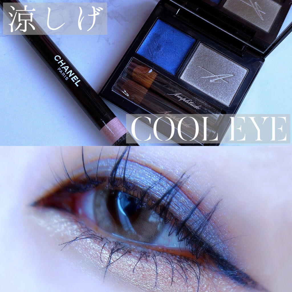 コンスピキュアス ダブルアイズ 10 ネイビー/Amplitude/アイシャドウパレットを使ったクチコミ（1枚目）