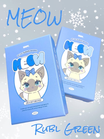Meow Vivid Edition/OLOLA/1ヶ月(1MONTH)カラコンを使ったクチコミ(1枚目)
