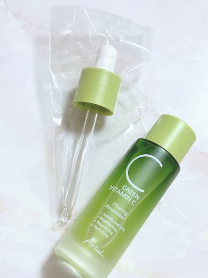 アリウル グリーンビタミンC トーニングセラム(アンプル)/Ariul/美容液を使ったクチコミ(4枚目)