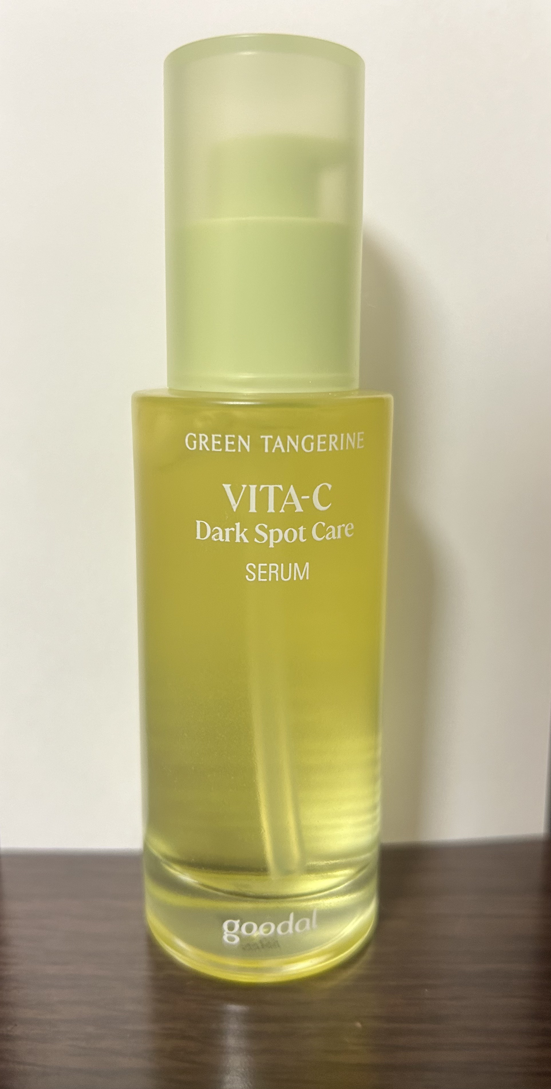 グリーンタンジェリン ビタC ダークスポットケアセラム/goodal/美容液を使ったクチコミ（1枚目）