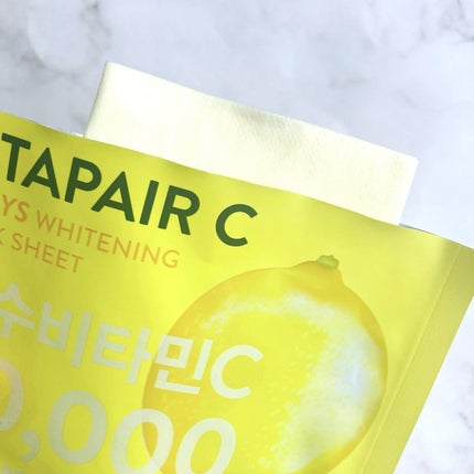 ビタペアC 7DAYS ホワイトニングマスクシート/ネイチャーリパブリック/シートマスク・パックを使ったクチコミ(2枚目)