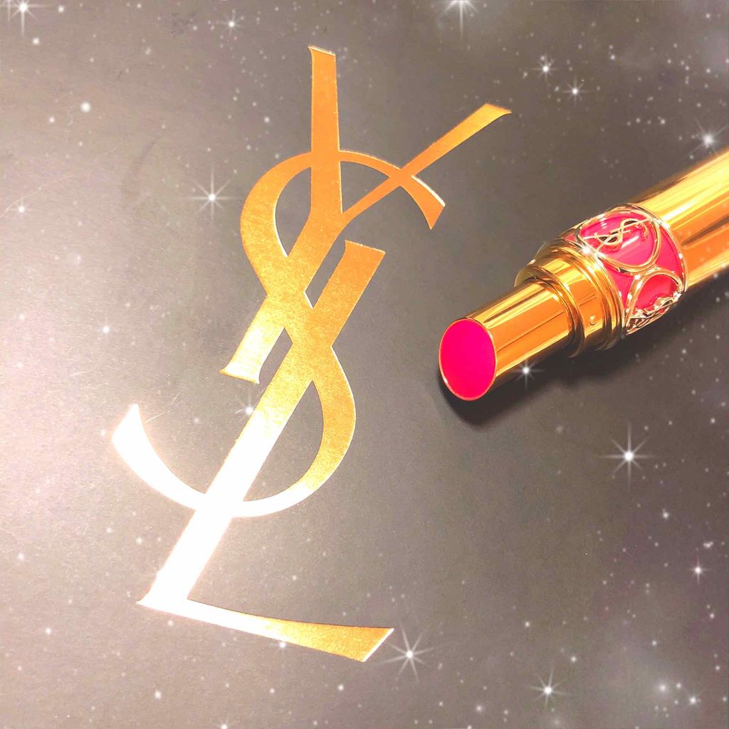 ルージュ ヴォリュプテ シャイン/YVES SAINT LAURENT BEAUTE/口紅を使ったクチコミ(1枚目)