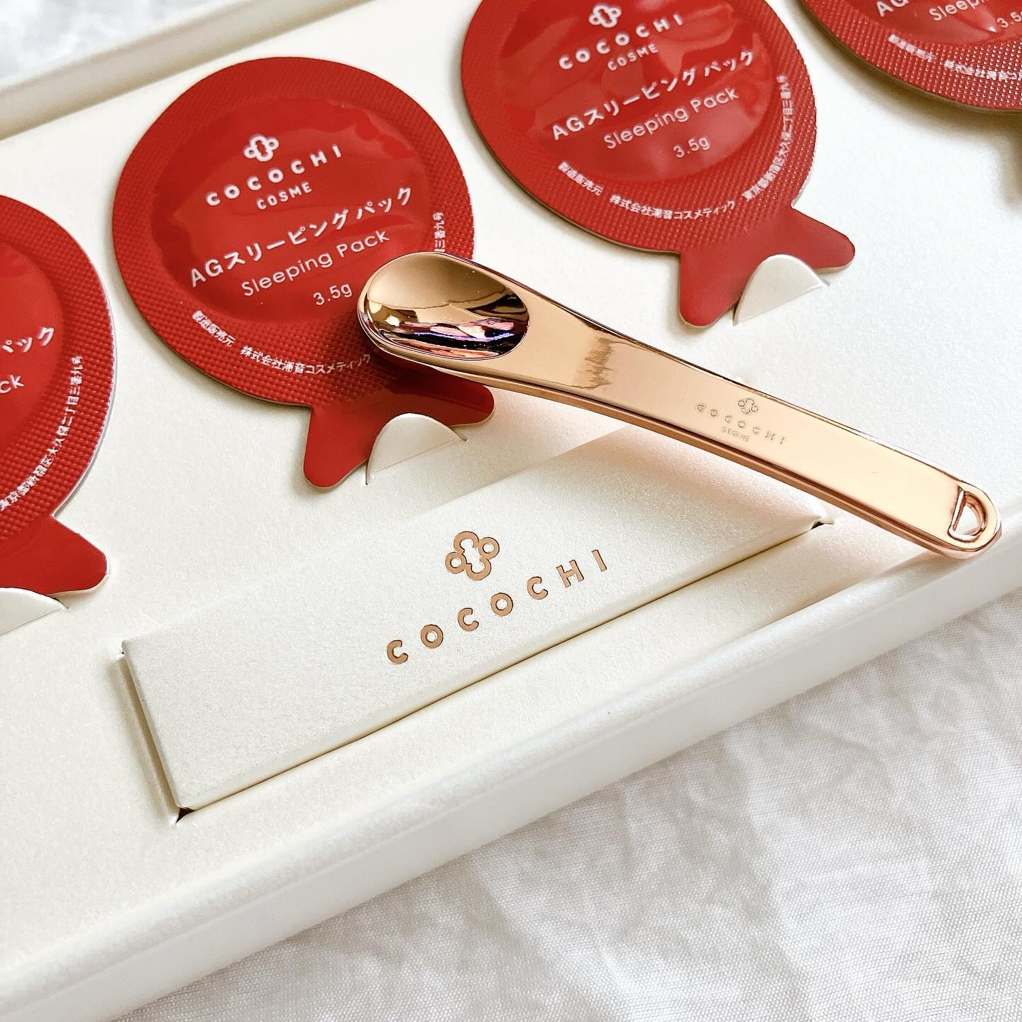 ココチ AG スリーピングパック N/COCOCHI/フェイスクリームを使ったクチコミ（3枚目）
