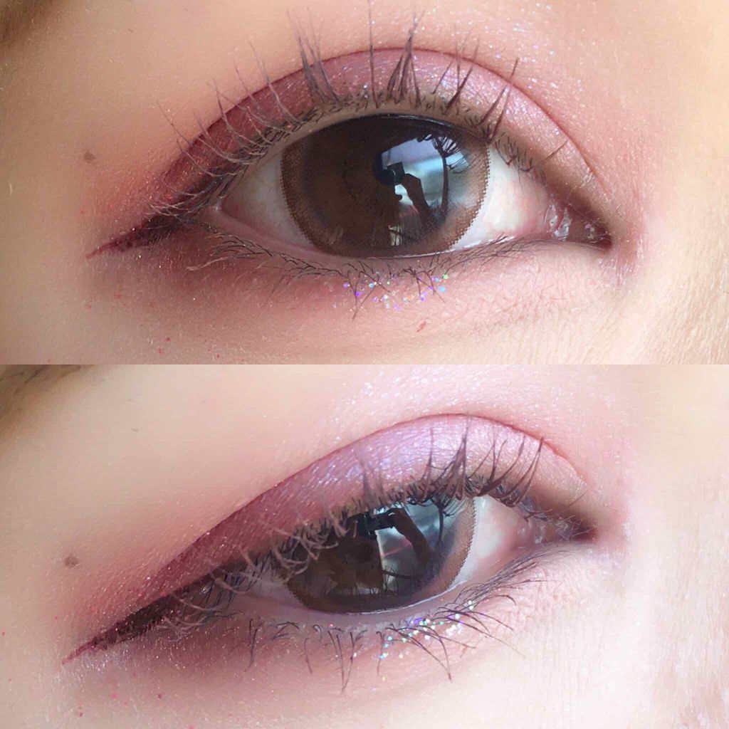 シマリングオーロラアイズ/キャンメイク/単色アイシャドウを使ったクチコミ（2枚目）