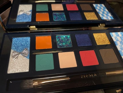 アリスドリームランドシリーズ 12色アイシャドウパレット(ZEESEA×大英博物館)/ZEESEA/アイシャドウパレットを使ったクチコミ(3枚目)