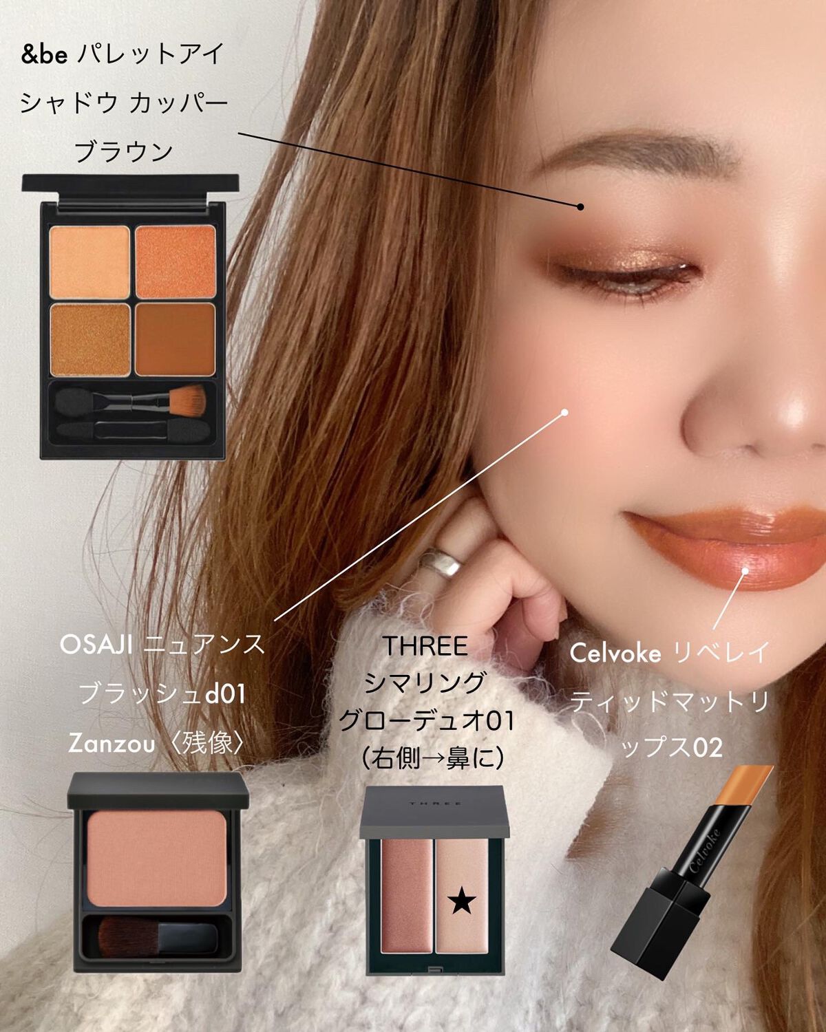 THREE シマリング グロー デュオ/THREE/クリームハイライトを使ったクチコミ(1枚目)