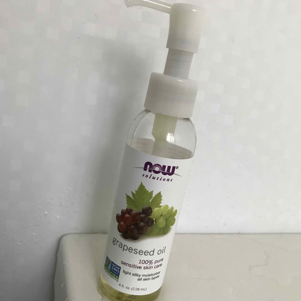 グレープシードオイル/Now Foods/ボディオイルを使ったクチコミ（1枚目）