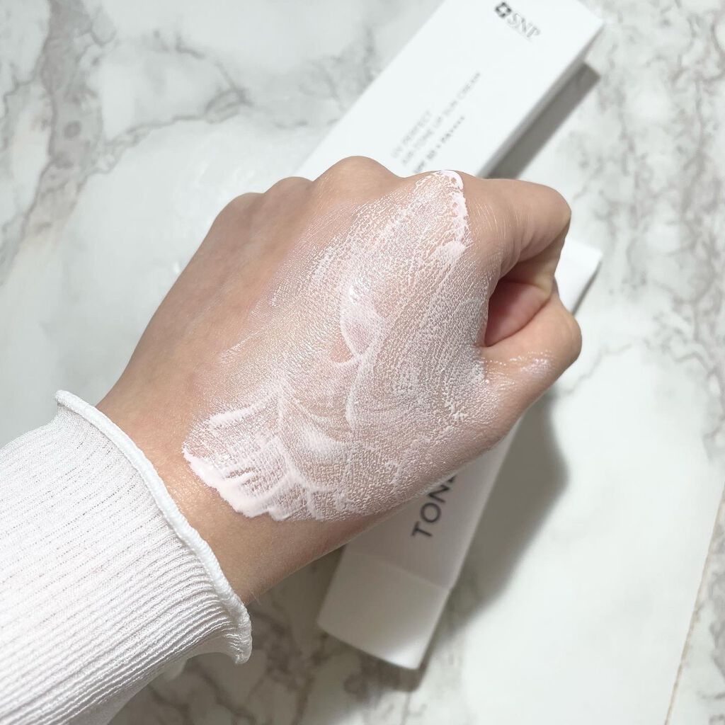 UVパーフェクトエアトーンアップサンクリーム/SNP/日焼け止めクリームを使ったクチコミ（3枚目）