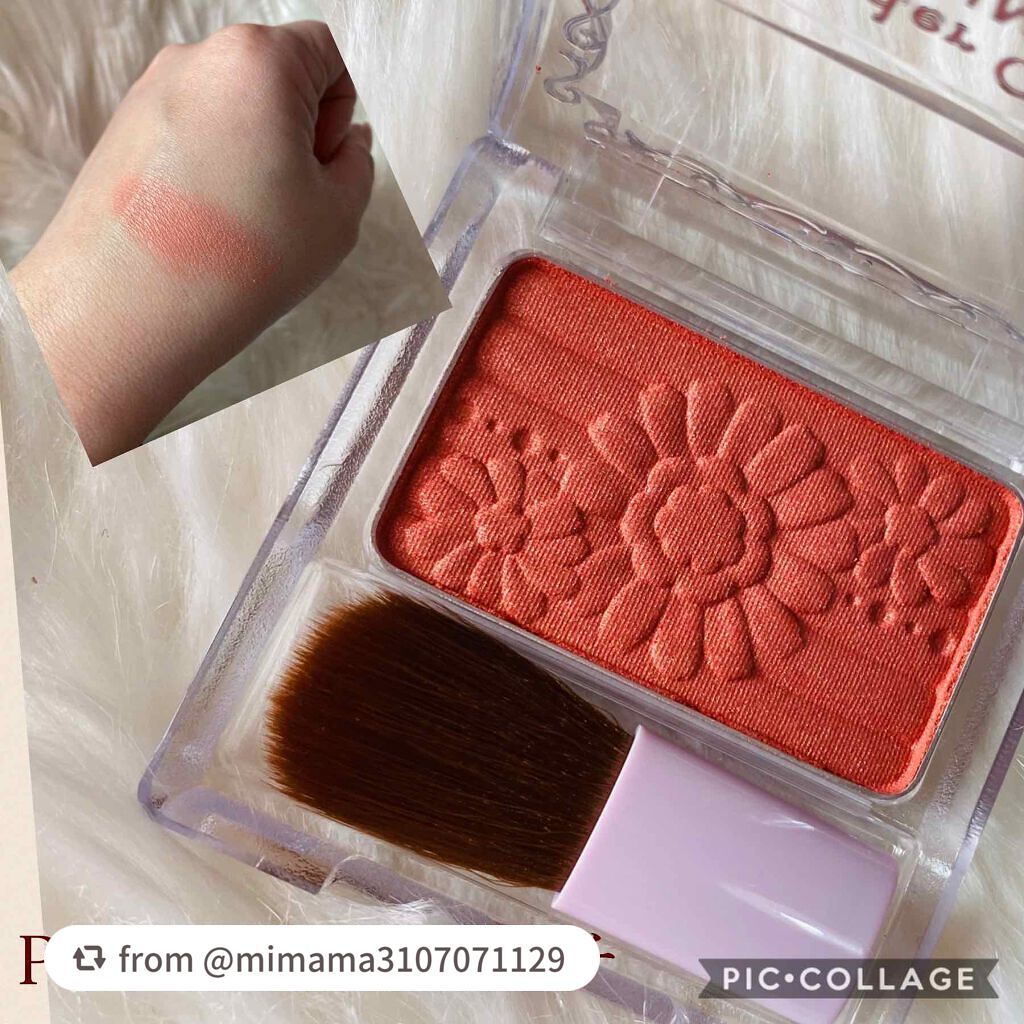 【旧品】パウダーチークス/キャンメイク/パウダーチークを使ったクチコミ(2枚目)