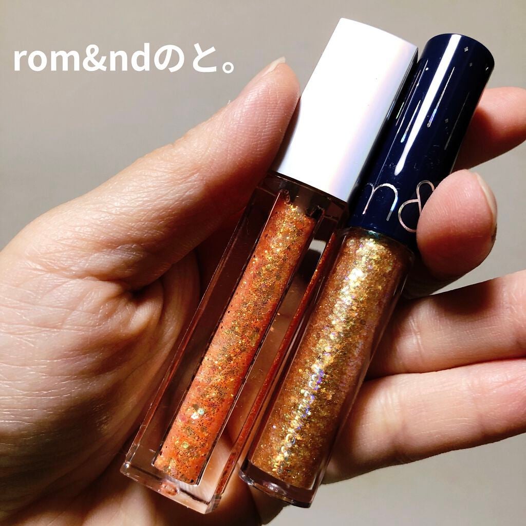 リキッド グリッター シャドウ/rom&nd/グリッターを使ったクチコミ(8枚目)