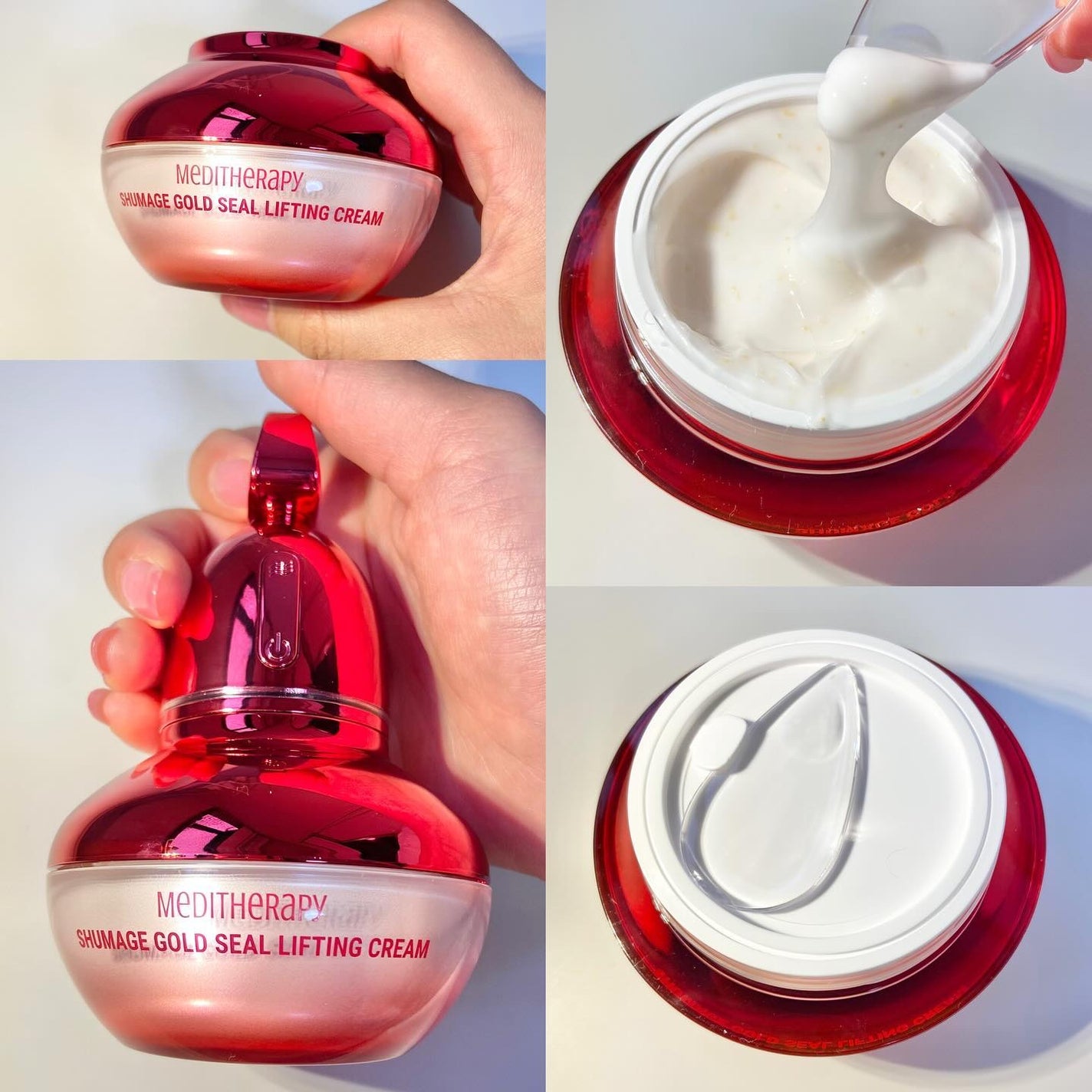 シューマジゴールド糸リフティングクリーム+EMS美顔器/MEDITHERAPY/フェイスクリームを使ったクチコミ(4枚目)