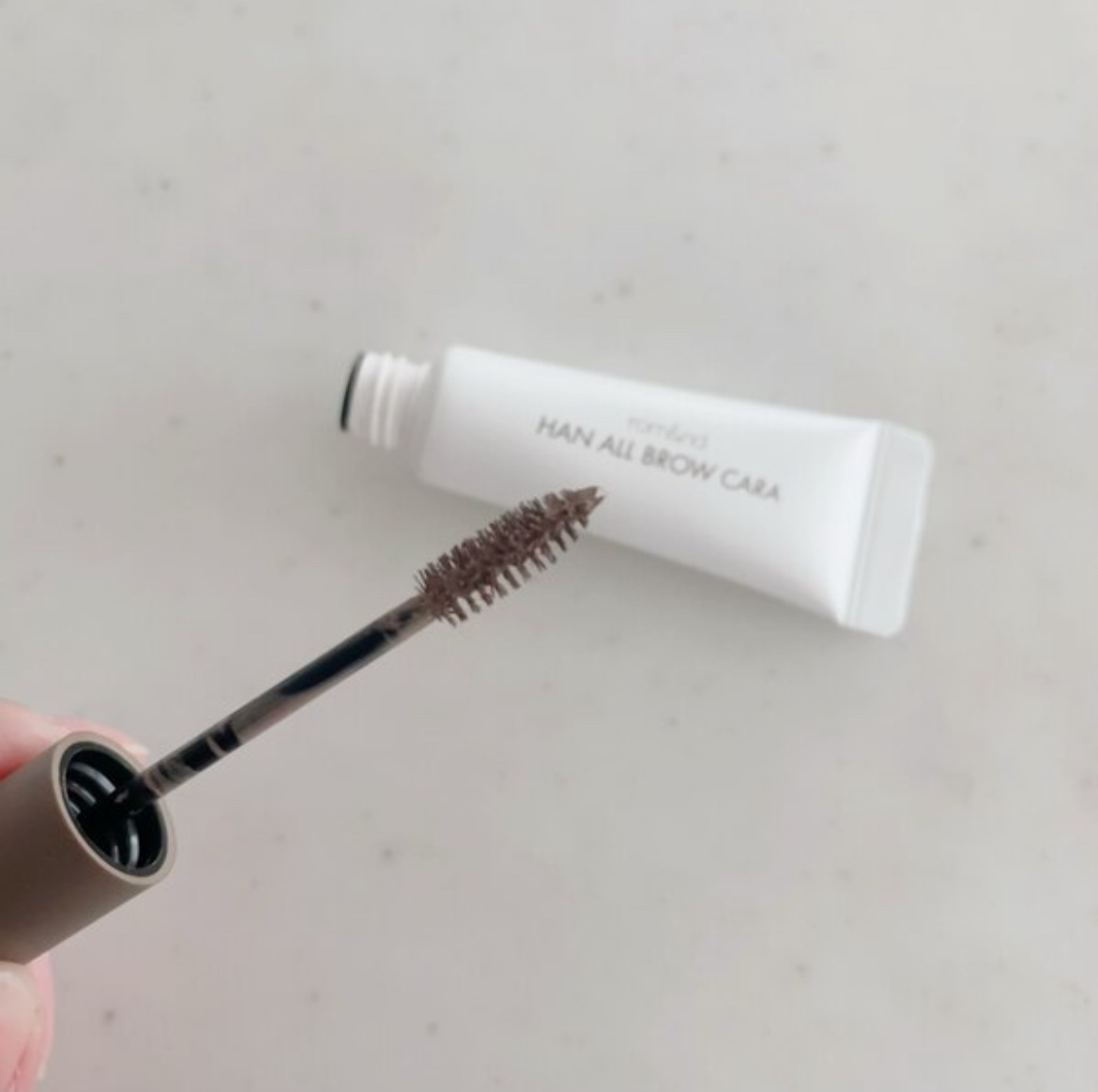 ハンオールブロウカラ/rom&nd/眉マスカラを使ったクチコミ（1枚目）