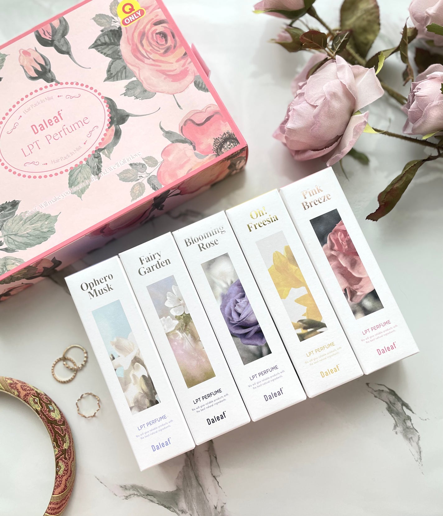 パフュームヘアパックインミスト Pink Breeze/Daleaf/アウトバストリートメントを使ったクチコミ(2枚目)