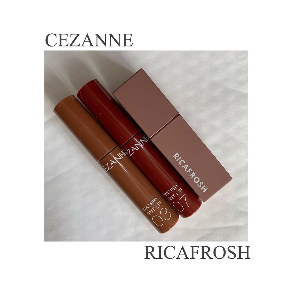 ジューシーリブティント/RICAFROSH/リップティントを使ったクチコミ(1枚目)