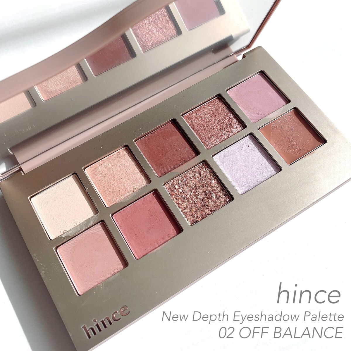 ニューデップスアイシャドウパレット/hince/アイシャドウパレットを使ったクチコミ（2枚目）