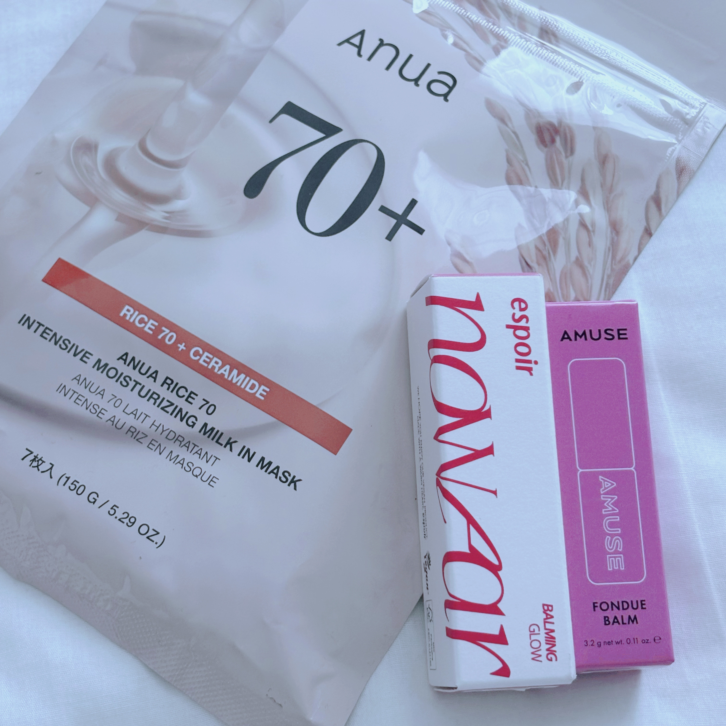 ライス70 発酵保湿マスクパック/Anua/シートマスク・パックを使ったクチコミ（2枚目）
