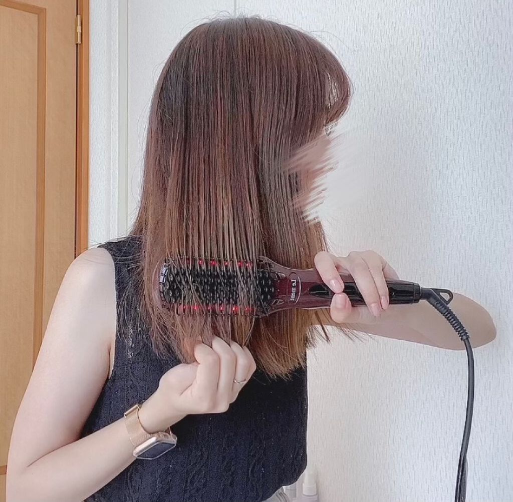 ストレートヒートブラシ/Le ment/ヒートブラシを使ったクチコミ（3枚目）