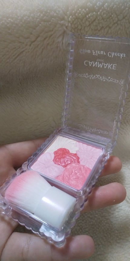 グロウフルールチークス/キャンメイク/パウダーチークを使ったクチコミ(4枚目)