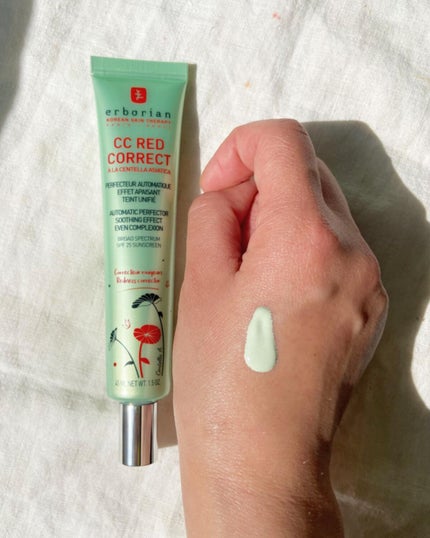 CC Red Correct - Colour Correcting Anti-Redness Cream With Soothing Effect SPF25 /erborian/CCクリームを使ったクチコミ(2枚目)