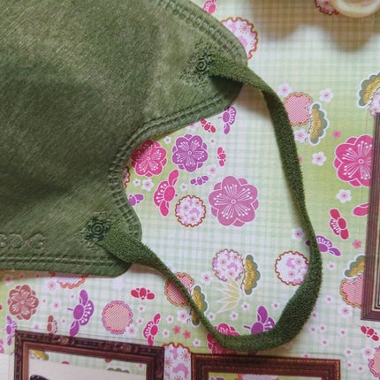 立体型スパンレース不織布カラーマスク/ISDG 医食同源ドットコム/マスクを使ったクチコミ(5枚目)