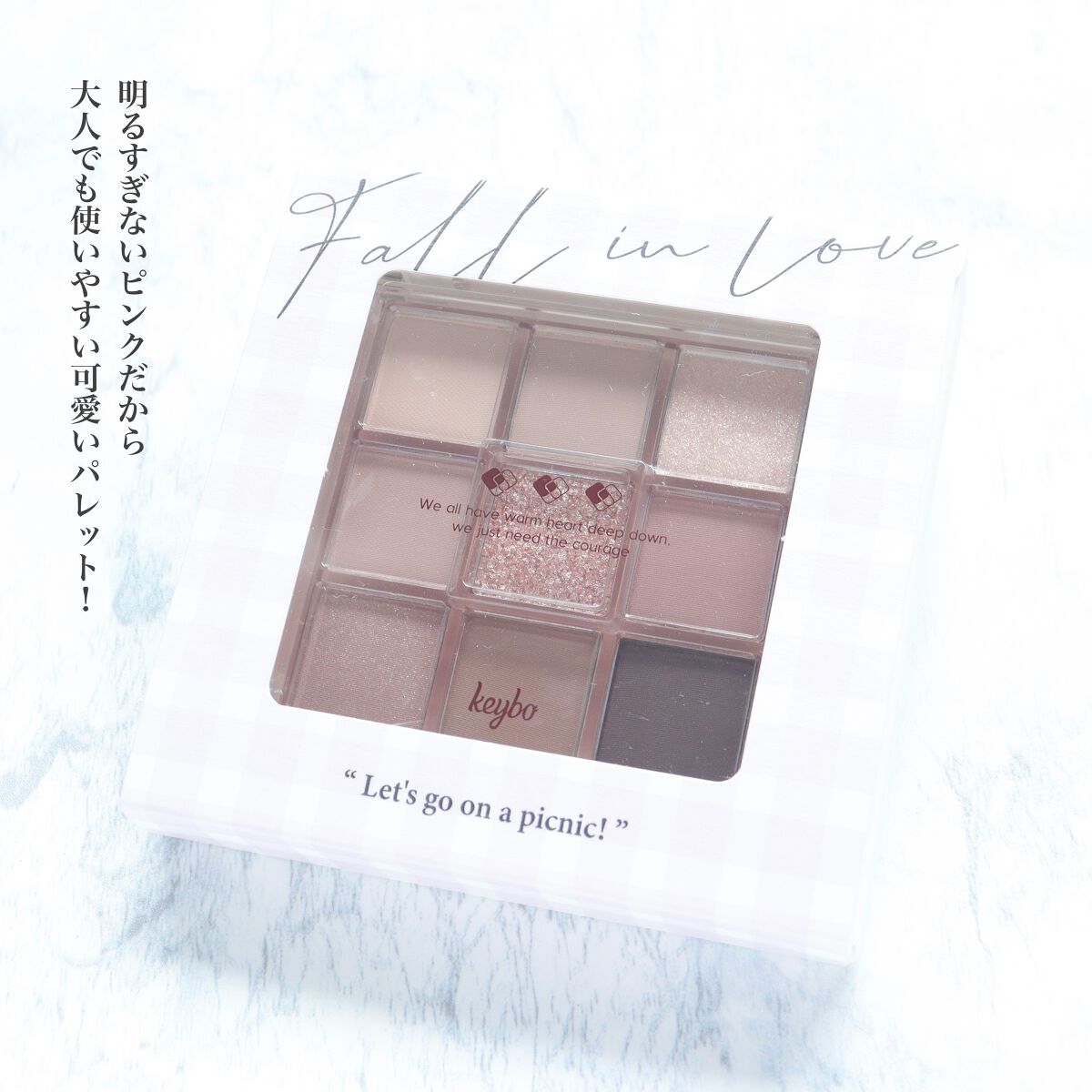 KEYBO FALL IN LOVE SHADOW PALETTE/keybo/アイシャドウパレットを使ったクチコミ(9枚目)