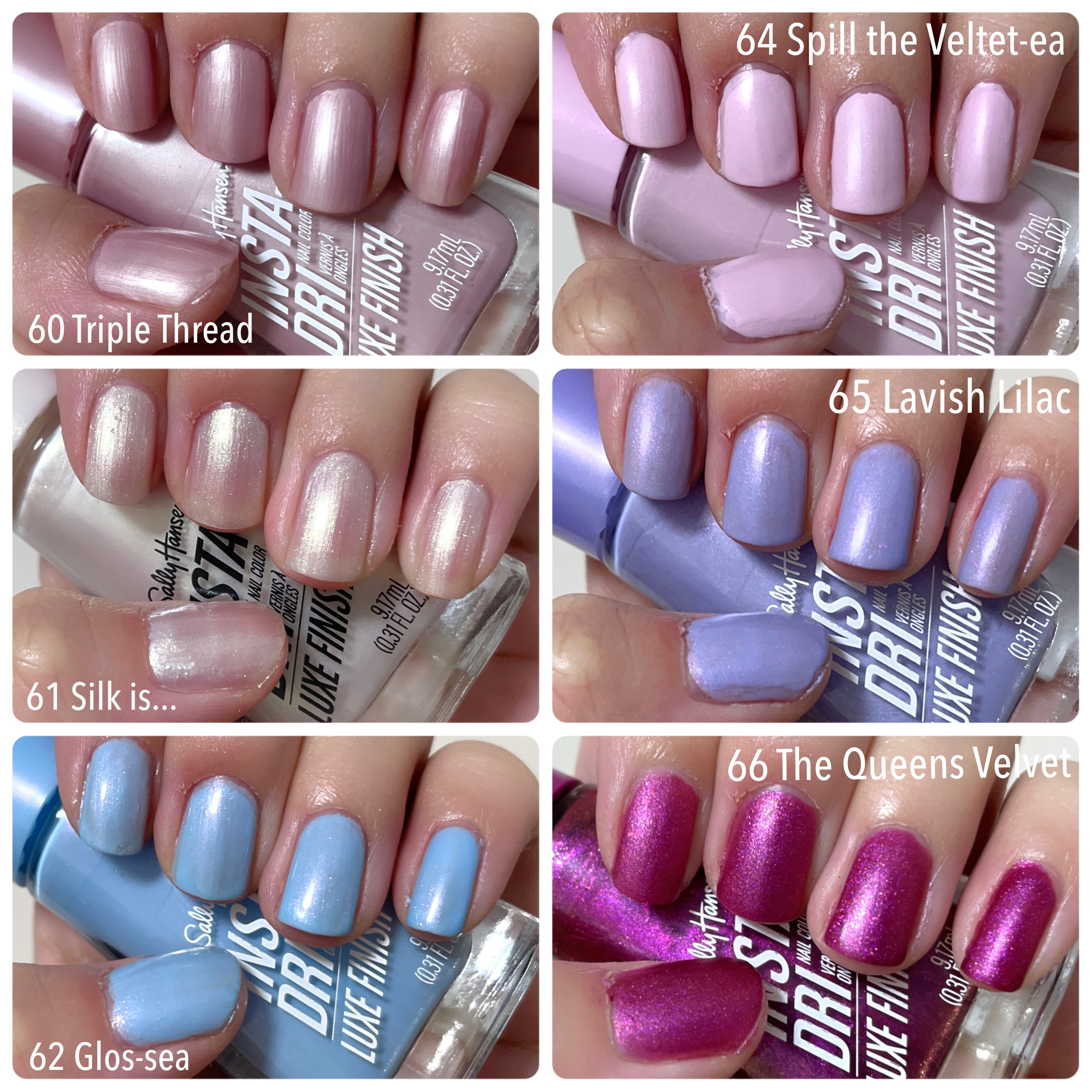 時短ネイルのネイルデザイン】インスタドライ ネイルカラー｜サリー