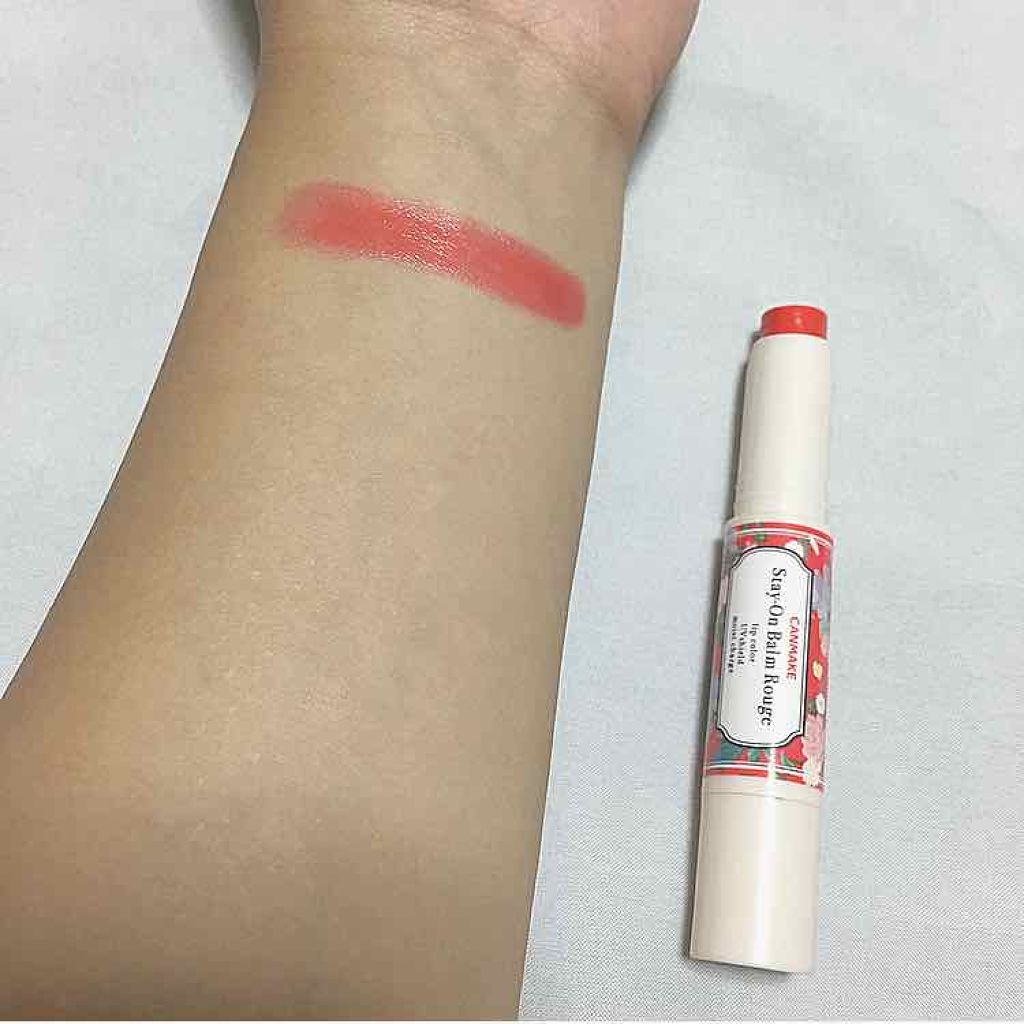 ステイオンバームルージュ/キャンメイク/口紅を使ったクチコミ(2枚目)