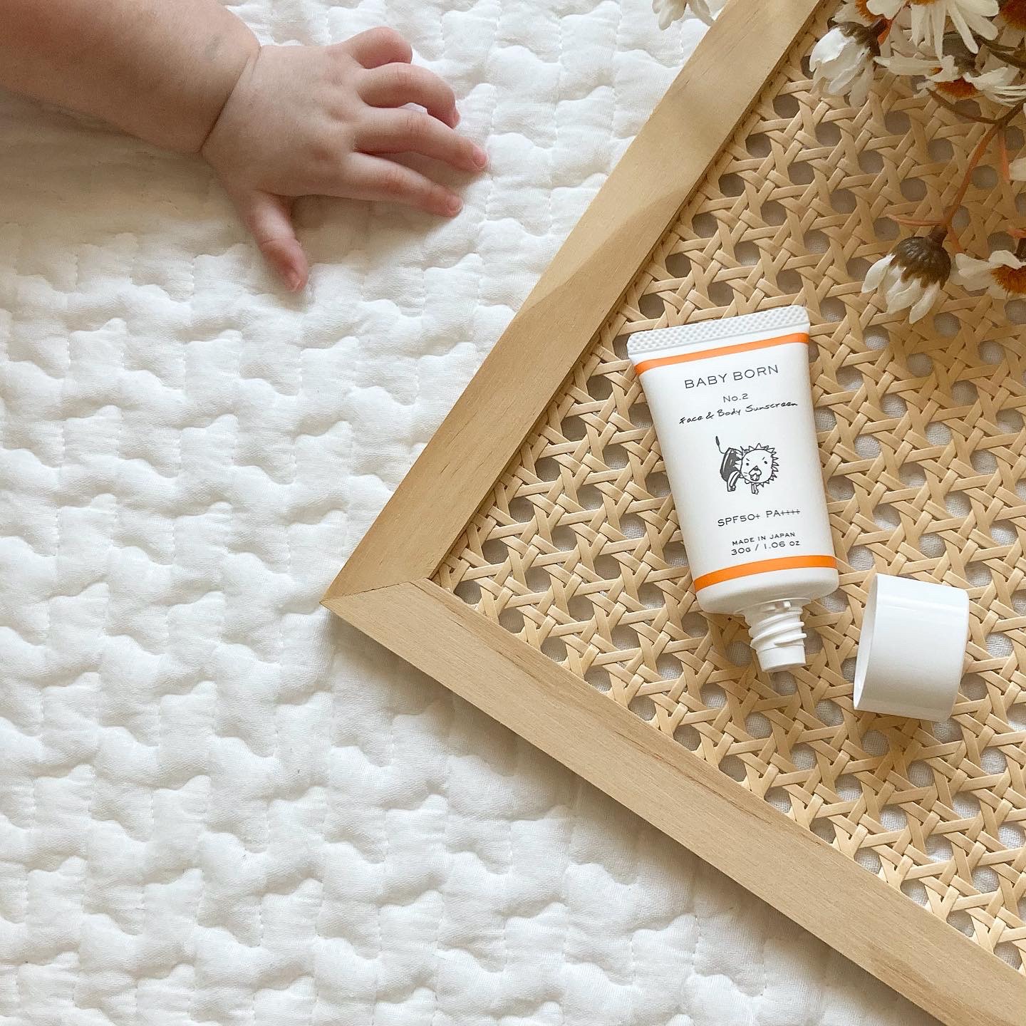 日焼け止め乳液/BABY BORN/日焼け止めミルクを使ったクチコミ（1枚目）