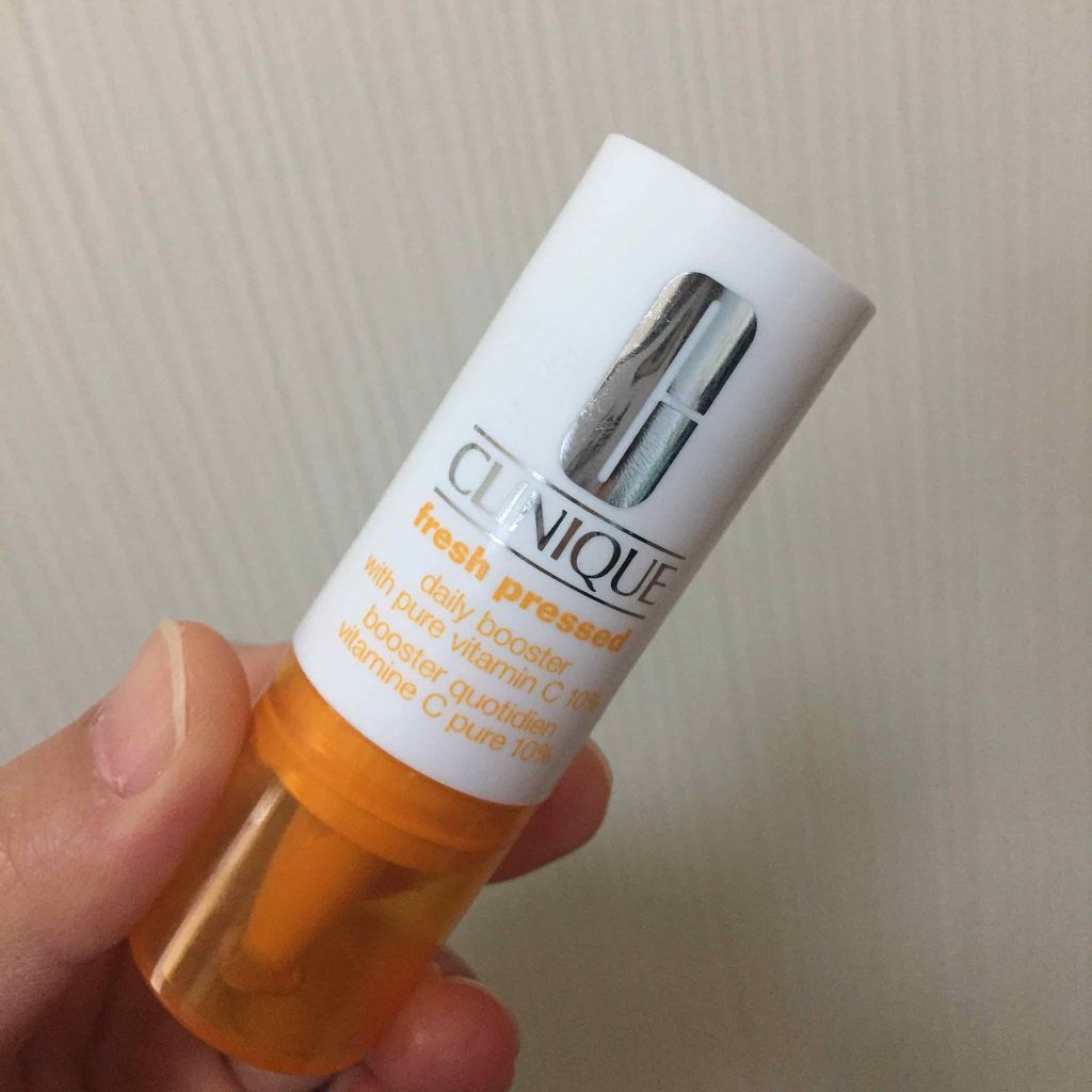 フレッシュ プレスト C10 デイリー ブースター/CLINIQUE/美容液を使ったクチコミ（1枚目）