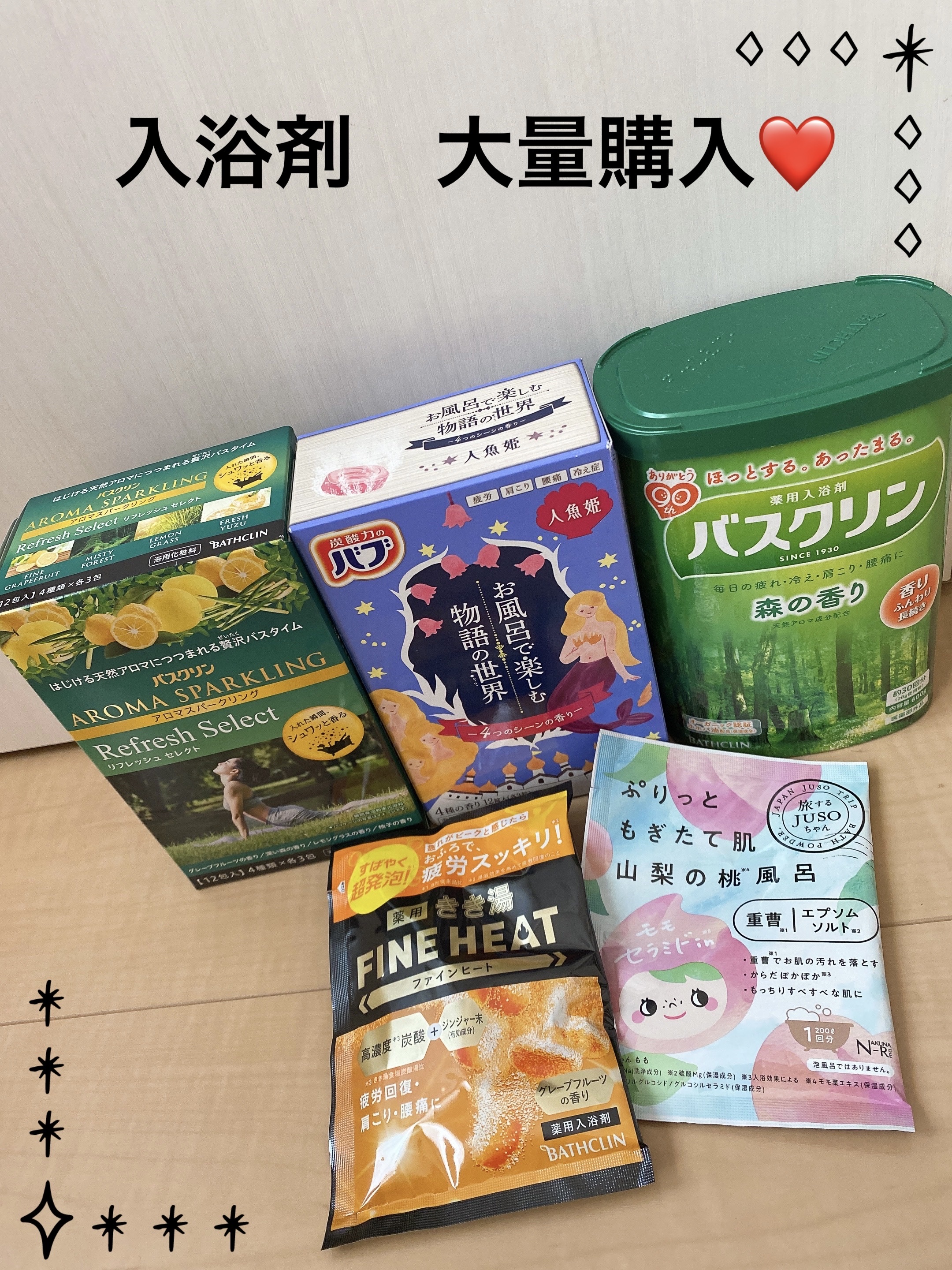 きき湯 ファインヒート グレープフルーツ の香り 分包/きき湯/炭酸系入浴剤を使ったクチコミ（1枚目）