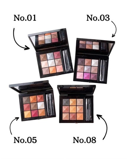 ル・ヌフ・ジバンシイ No.08/GIVENCHY/アイシャドウパレットを使ったクチコミ(3枚目)