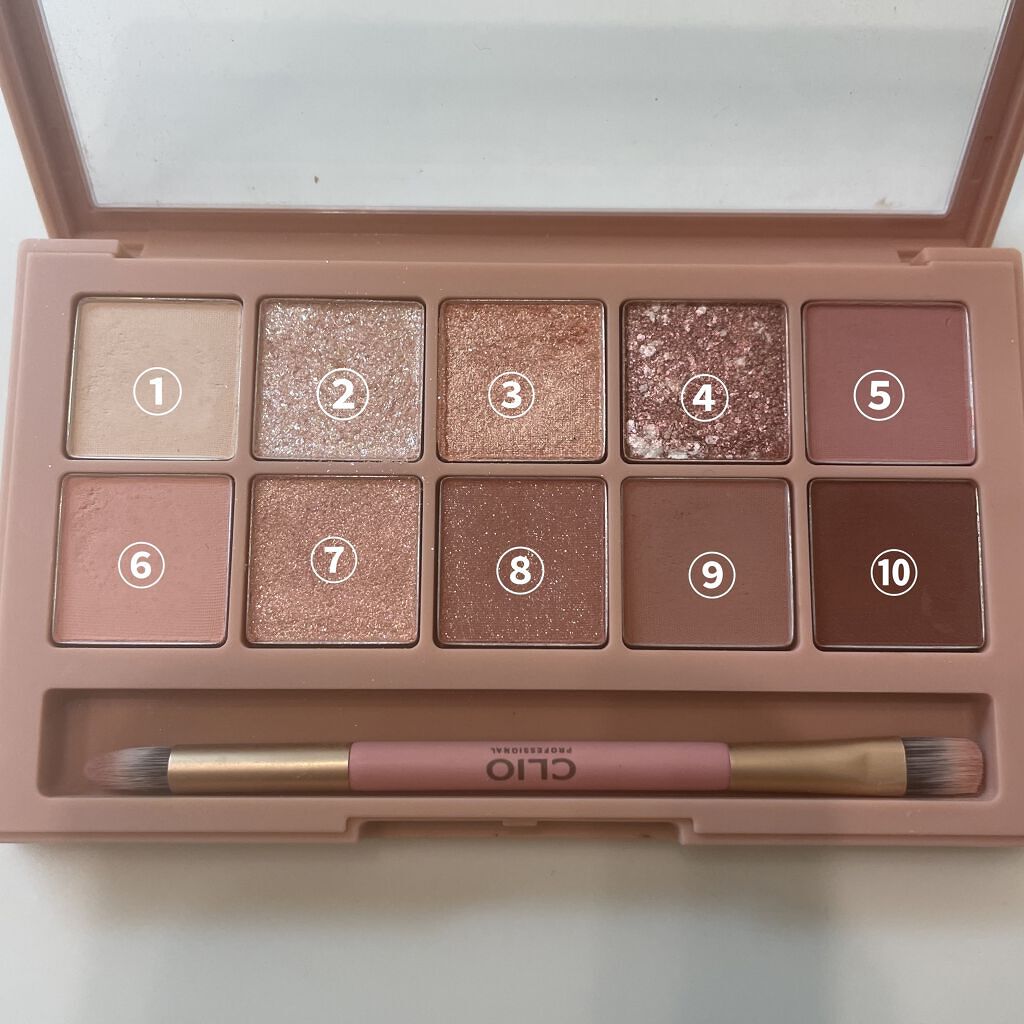 プロ アイ パレット/CLIO/アイシャドウパレットを使ったクチコミ（2枚目）