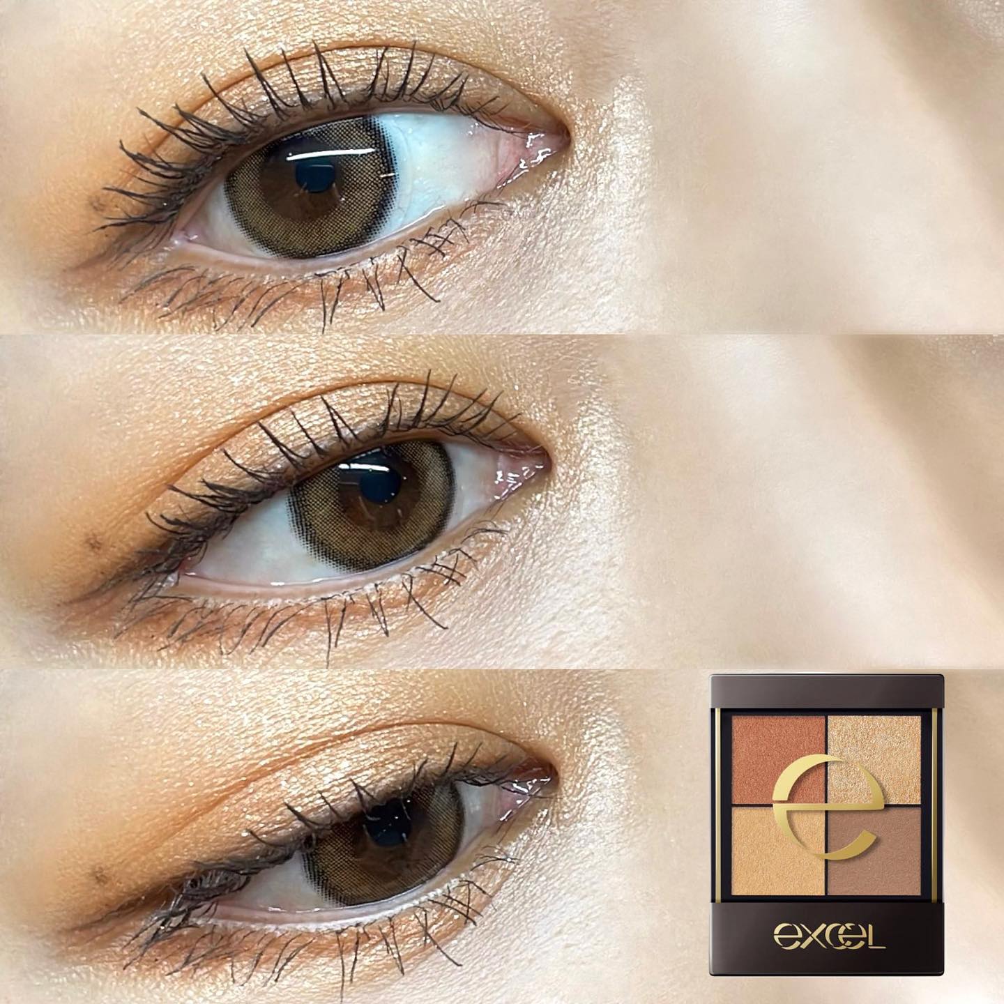 リアルクローズシャドウ/excel/アイシャドウパレットを使ったクチコミ（1枚目）