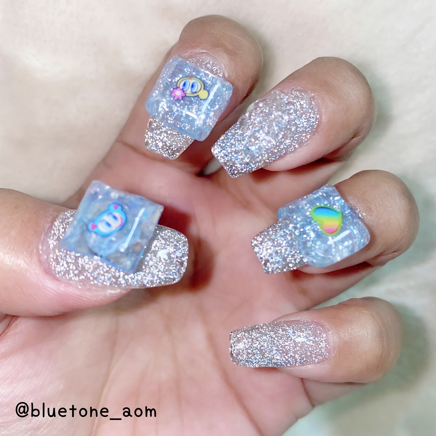 フラッシュパウダー/WSPT JAPAN/ネイル用品を使ったクチコミ（3枚目）