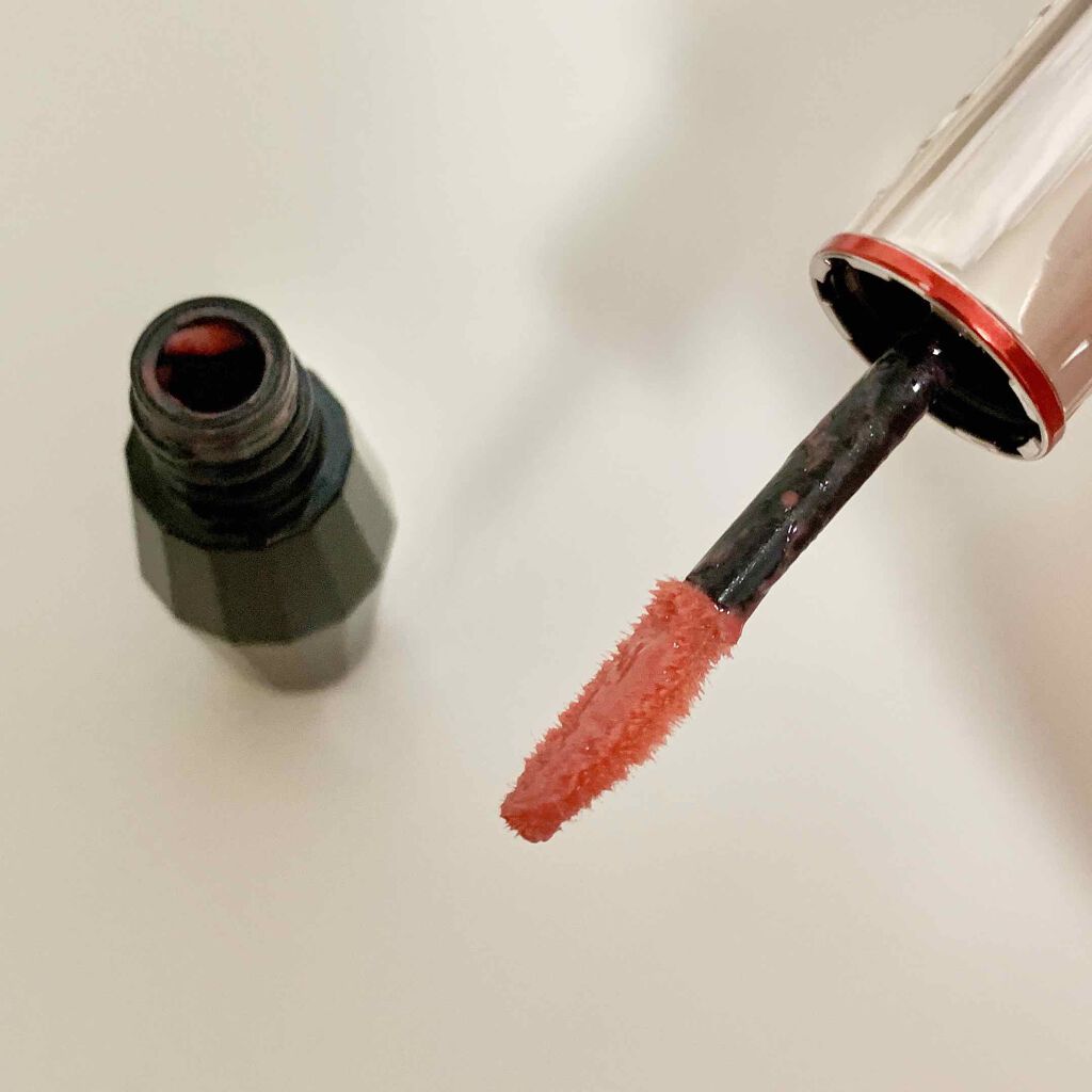 エッセンスジェルルージュ PK393/マキアージュ/リップグロスを使ったクチコミ（2枚目）