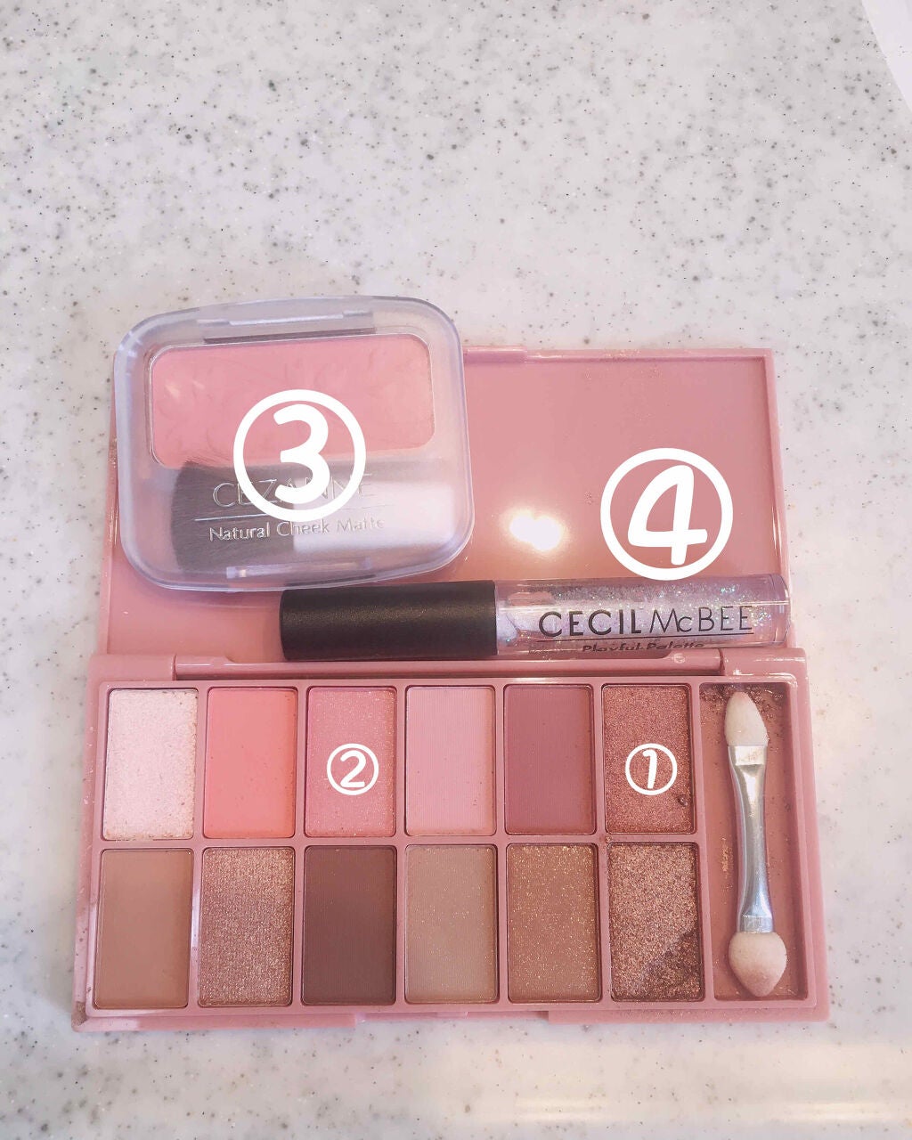 ナチュラル チークN/CEZANNE/パウダーチークを使ったクチコミ(2枚目)