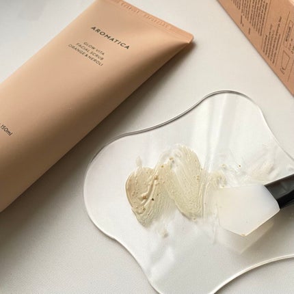 グロービタ フェイシャルスクラブ オレンジ&ネロリ/AROMATICA/スクラブ・ゴマージュを使ったクチコミ(4枚目)