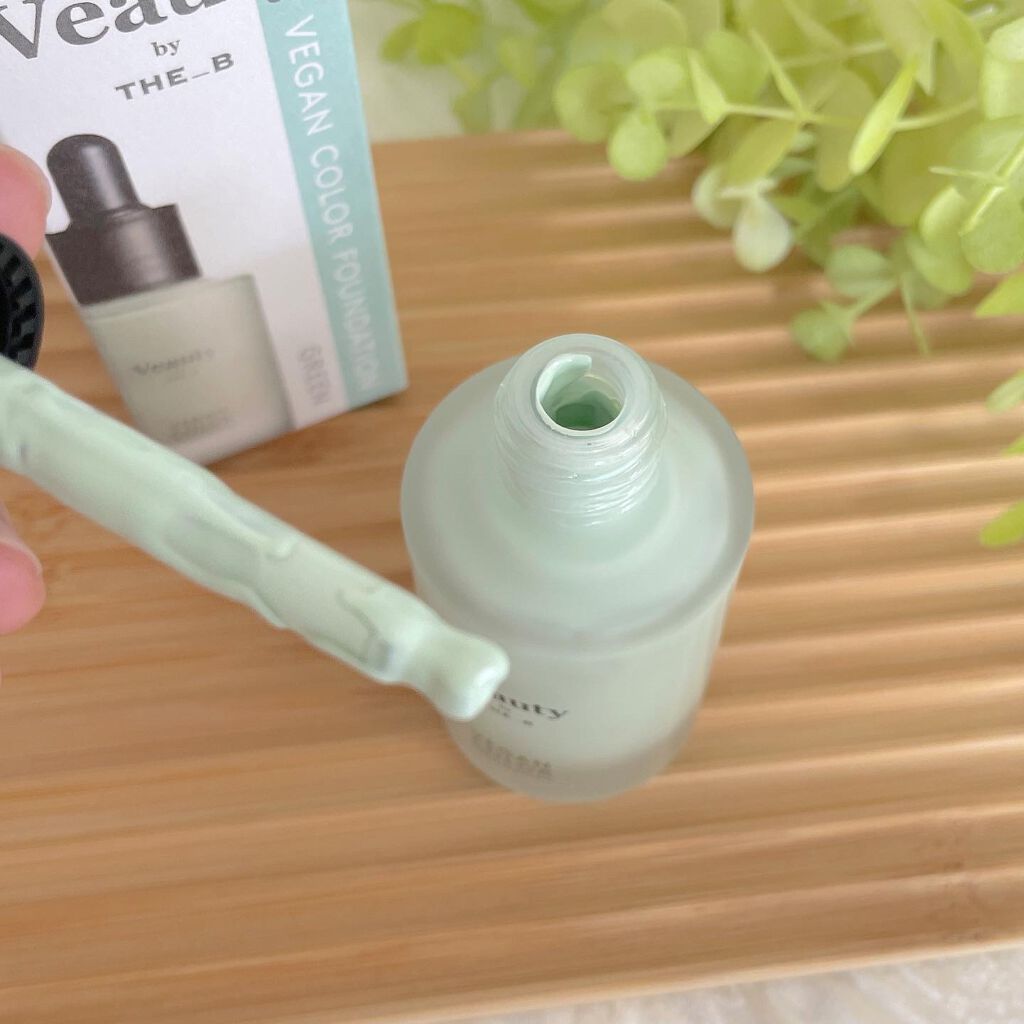 ヴィーガン カラーファンデーション/Veauty by THE_B/リキッドファンデーションを使ったクチコミ（3枚目）