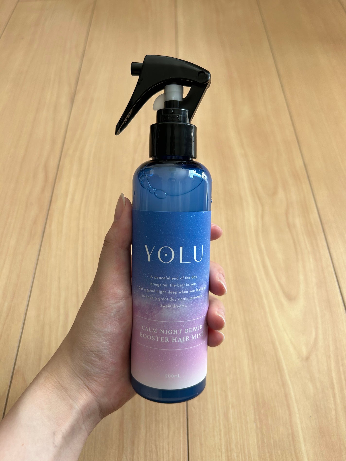 カームナイトリペアブースターヘアミスト/YOLU/プレスタイリング・寝ぐせ直しを使ったクチコミ(1枚目)