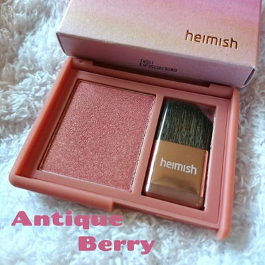 heimish heimish Glow Cheekのクチコミ「✨heimish Glow Cheek✨
Antique Berry,Vintage Plum.....」（2枚目）