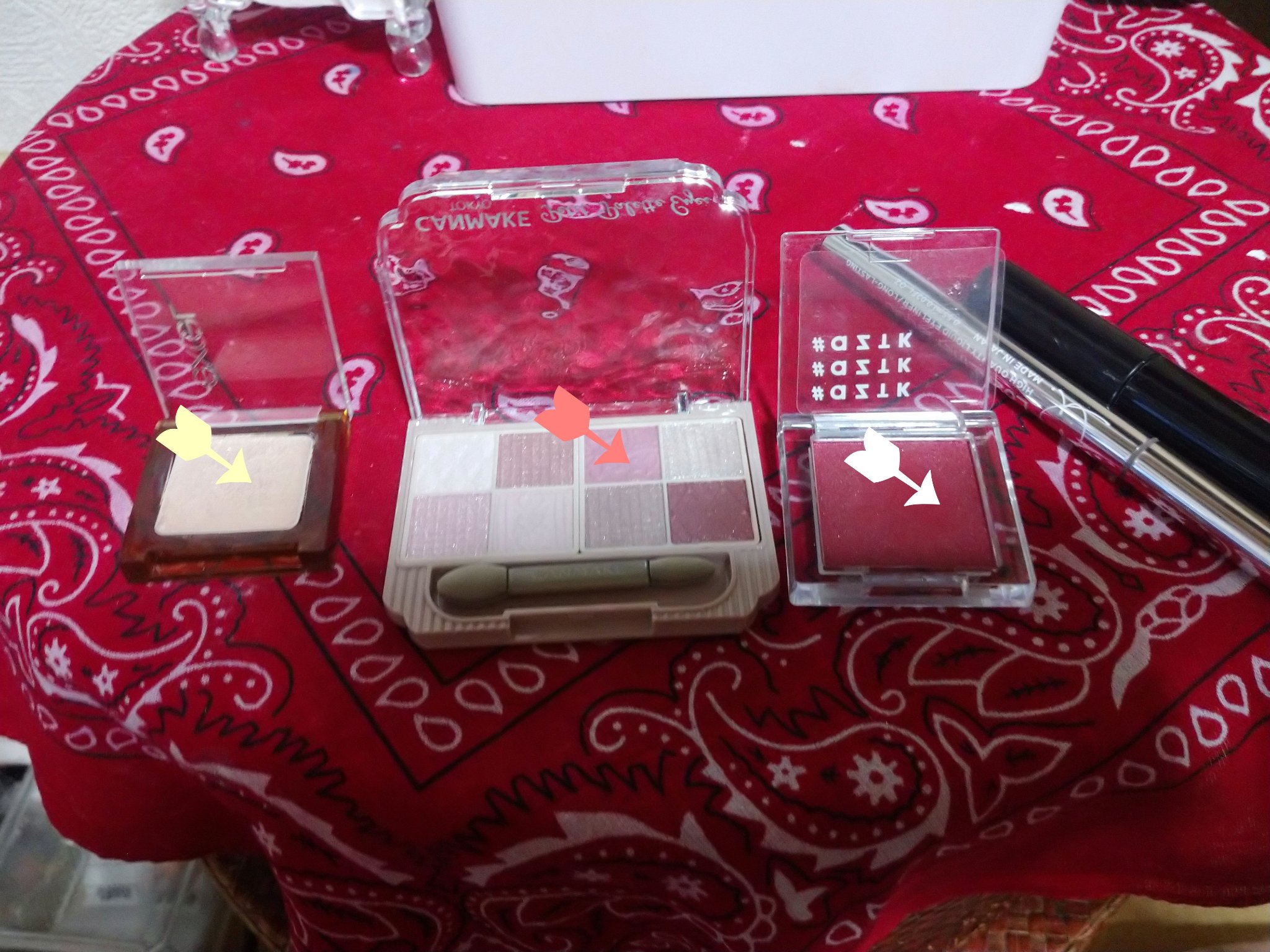 シングルアイシャドウ/aZTK/単色アイシャドウを使ったクチコミ（1枚目）