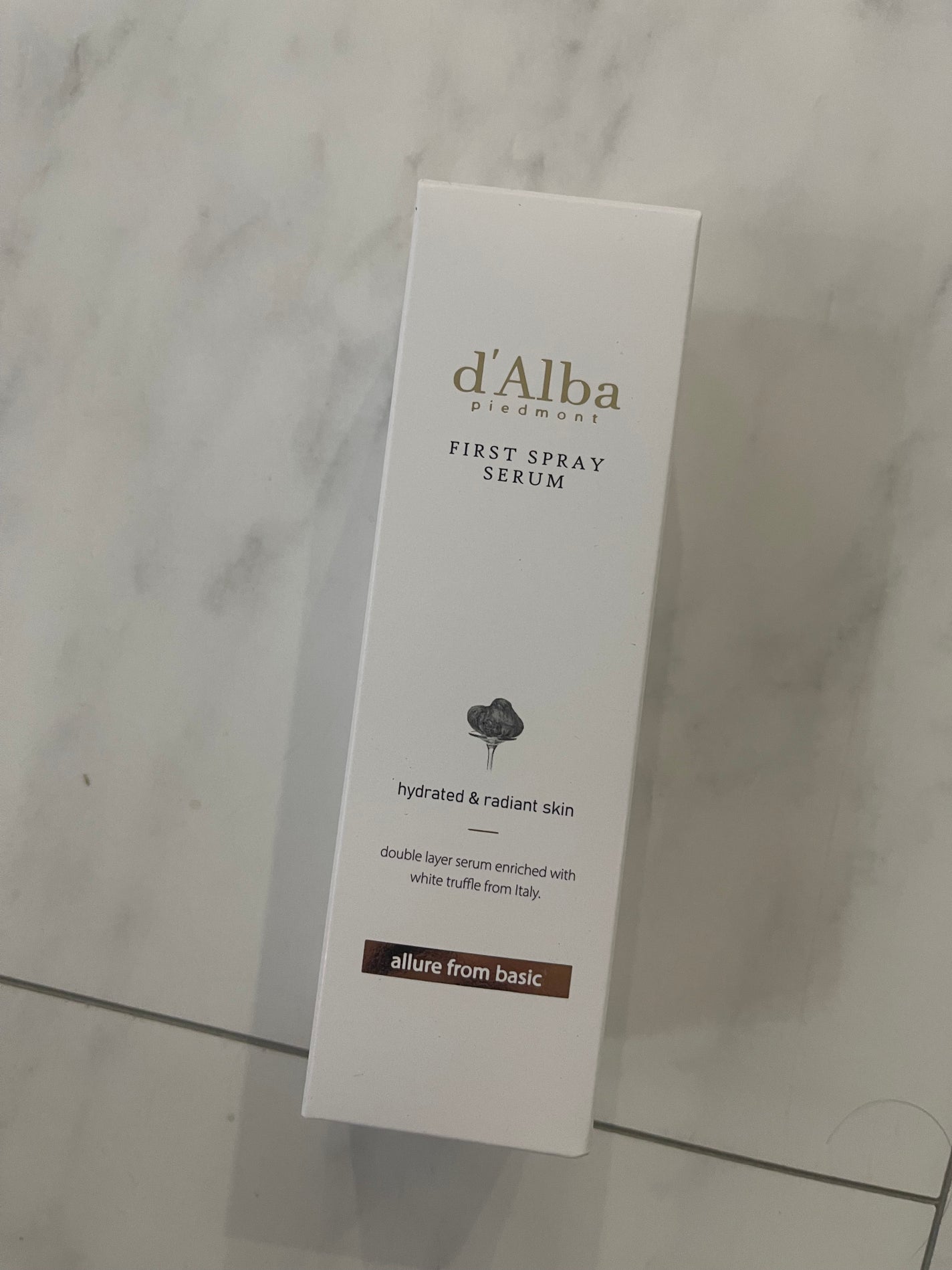 ダルバ ホワイトトリュフファーストスプレーセラム/ダルバ/ミスト状化粧水を使ったクチコミ(2枚目)