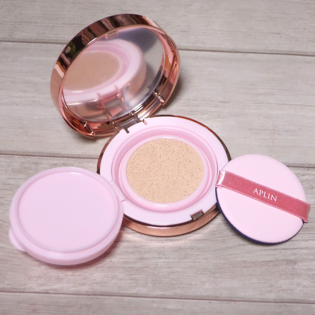 ピンクティーツリーカバークッション/APLIN/クッションファンデーションを使ったクチコミ(3枚目)