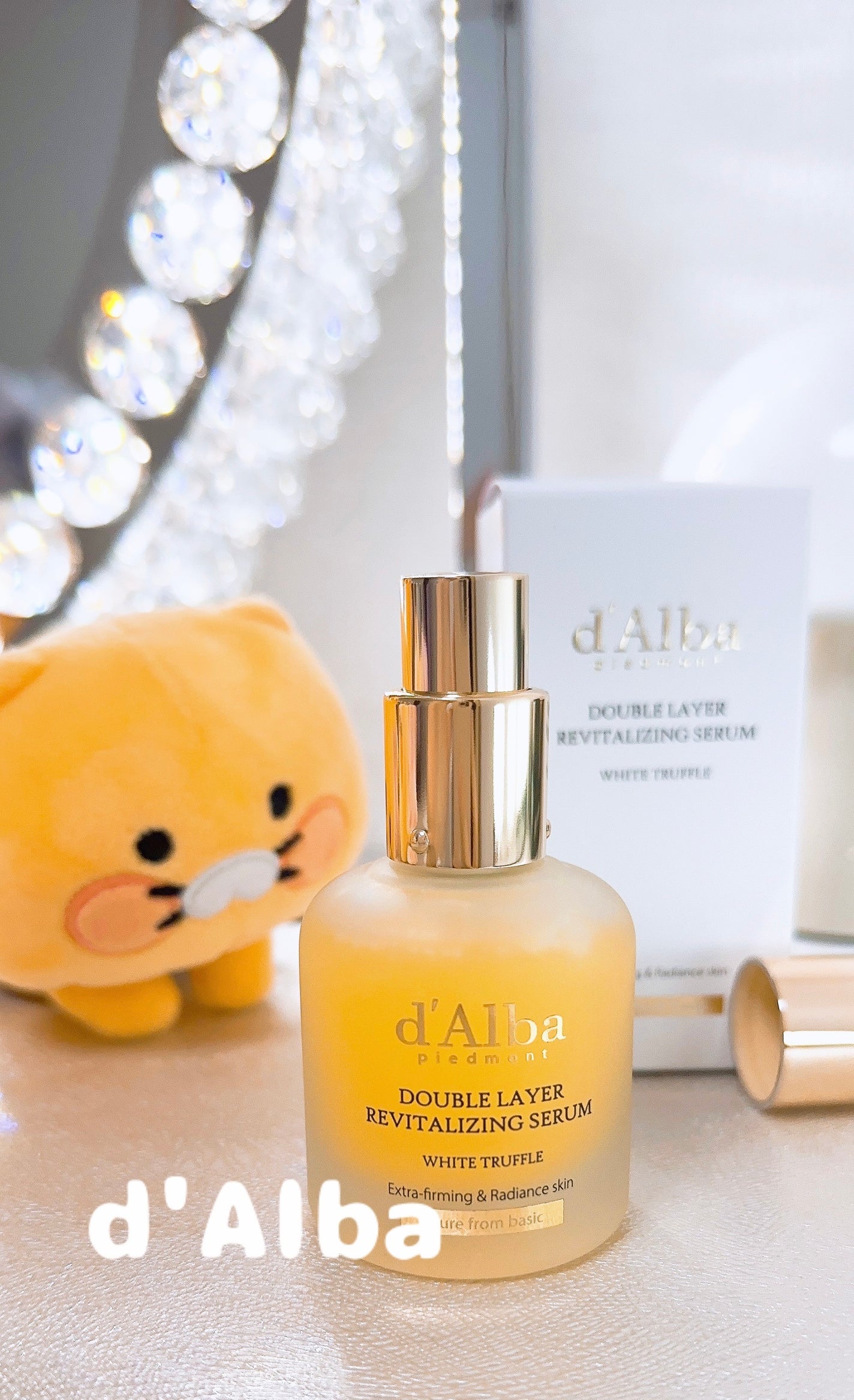 ホワイトトリュフダブルレイヤーリバイタライジングセラム/ダルバ/美容液を使ったクチコミ(1枚目)