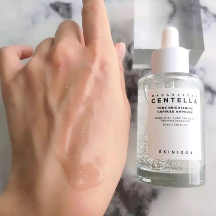 トーンブライトニング カプセルアンプル/SKIN1004/美容液を使ったクチコミ(5枚目)