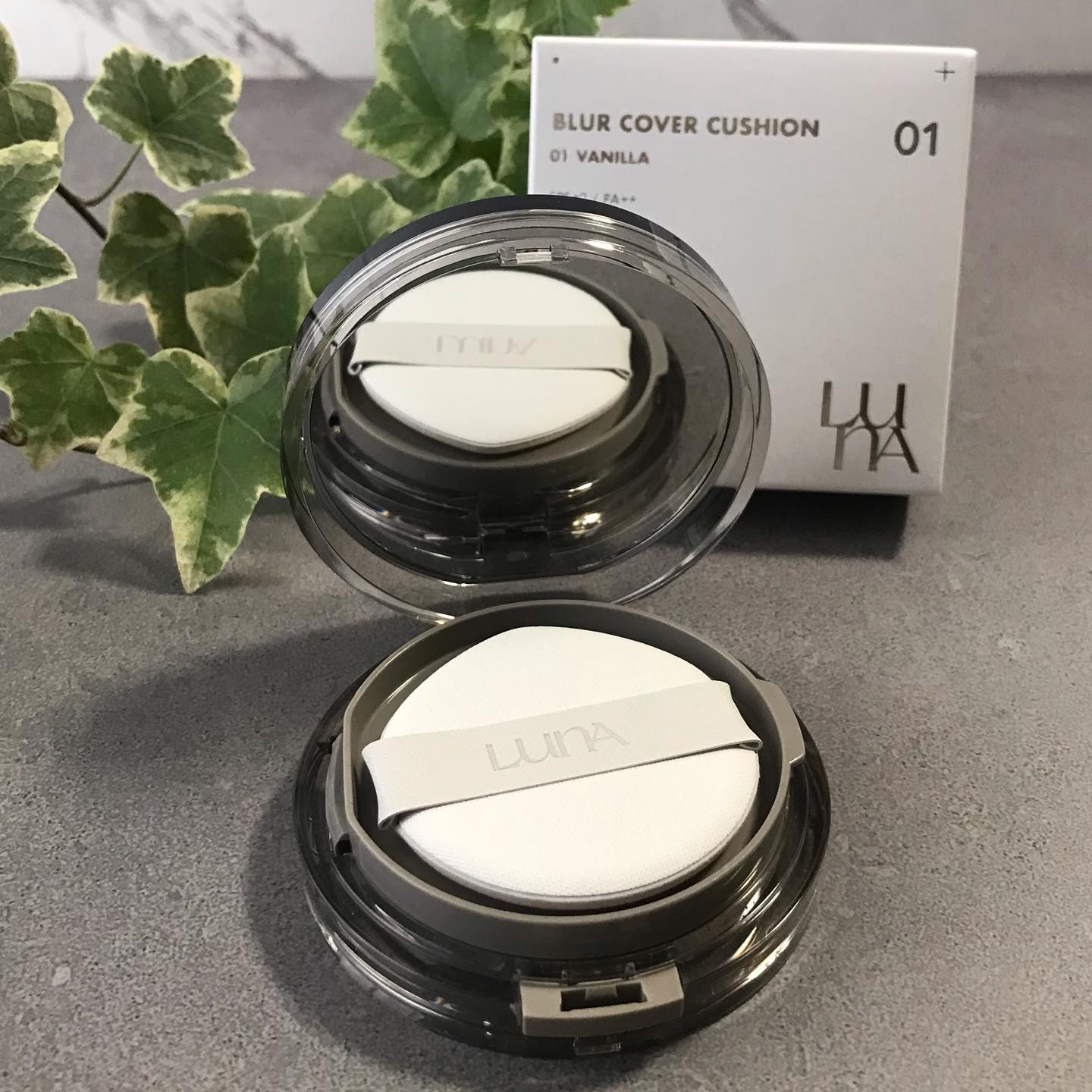 ブラーカバークッション/LUNA/クッションファンデーションを使ったクチコミ（2枚目）